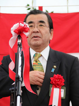 【祝辞】伊達市長 仁志田様
