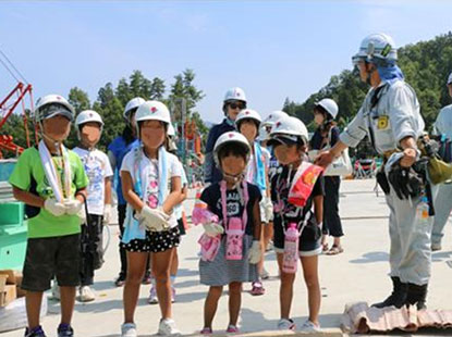 橋面見学状況